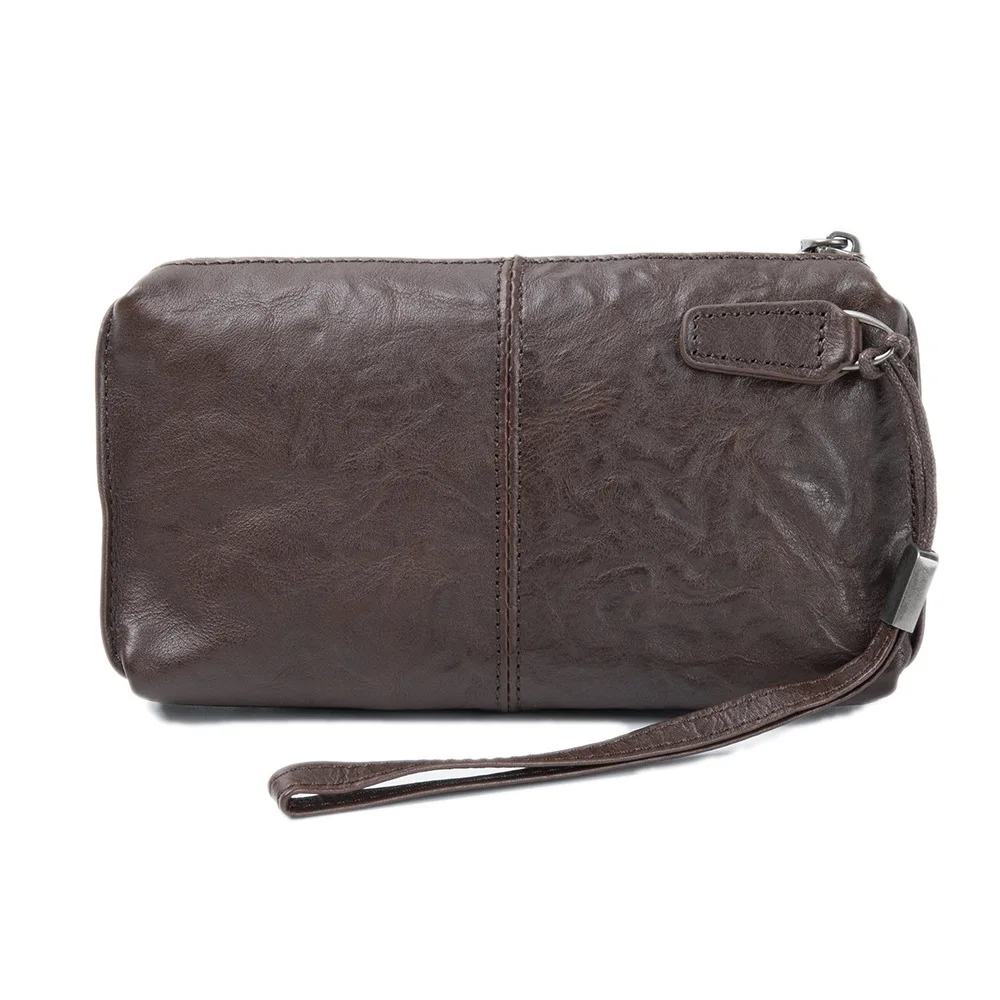 Travel Organizer Men - Tas Dompet Kulit Sapi Pria, Dompet