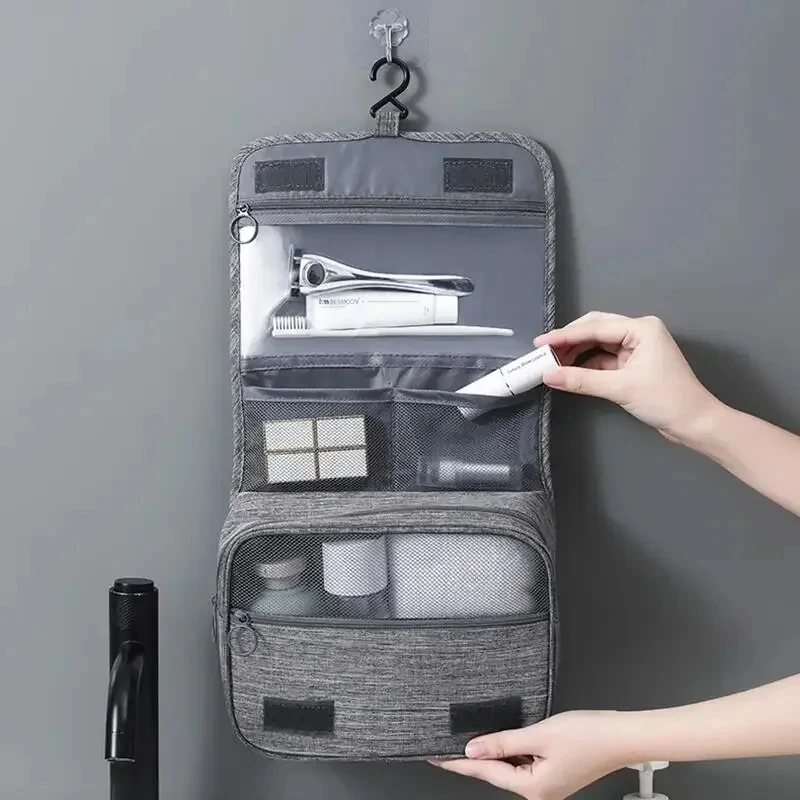 Travel Organizer Men - Tas Perlengkapan Mandi Oxford Anti Air,