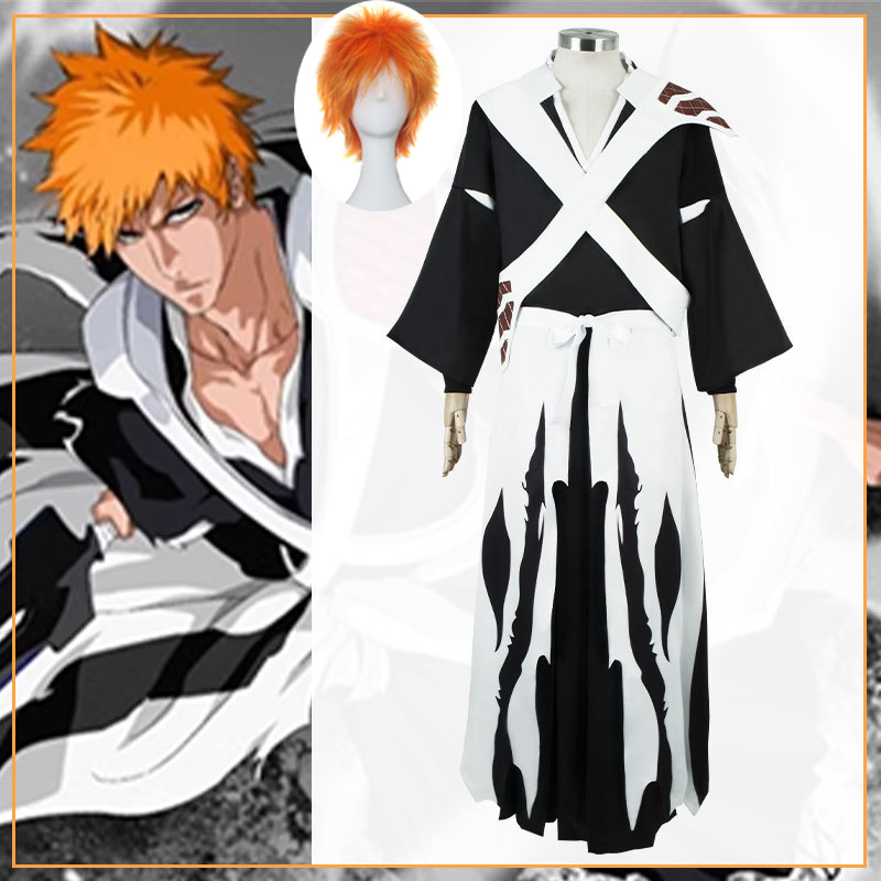 Wig Cosplay Anime Bleach Kuros - Men'S Kimono Accessories ulasan dan harga