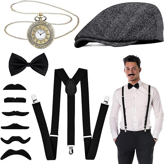 1920s kostum pria Aksesori Roa - Men'S Accessories In The 1920S ulasan dan harga