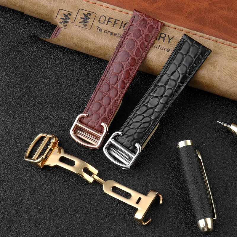 Tali Jam Buaya 16 18 20 22 23  - Men'S Accessories London ulasan dan harga