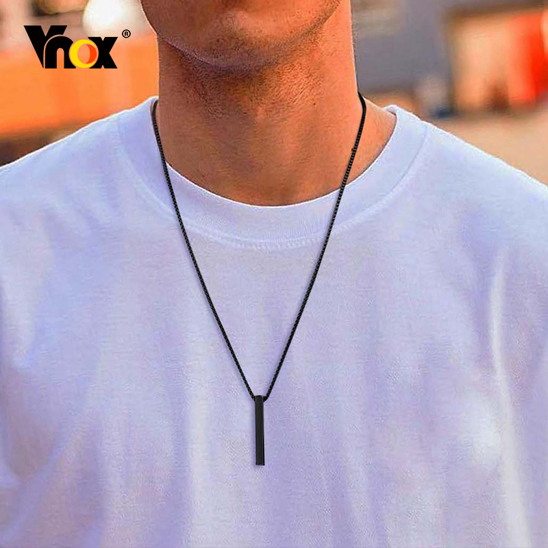 Vnox 5Mm Kalung Pilar untuk Pr - Men Accessories Neck Chain ulasan dan harga